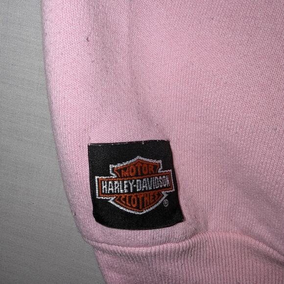 1991 Harley Davidson Pink 3D Emblem Dream Catcher Crewneck Sweatshirt - Picture 6 of 7